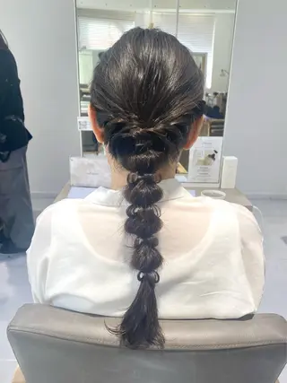 ロング ヘアアレンジ 韓国ヘア/ニュアンス パーマ　kaitoのヘアスタイル