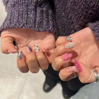 ネイル 小川 奈々花のネイルデザイン