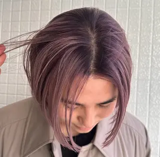 ショート カラー 透明感ワンカラー/ AKARIのヘアスタイル