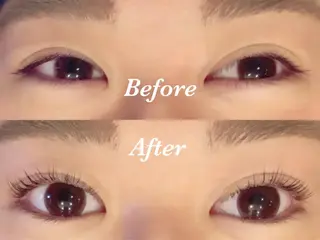 マツエク・マツパ mika❤︎まつげ| 眉毛|束感のマツエク・マツパデザイン