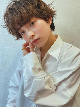 ショート カラー メンズカット特化柏駅 徒歩3分LOUのヘアスタイル