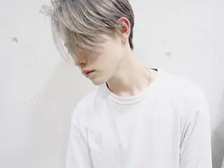 ショート カラー メンズ Piaコータロー ハイトーン&‪ボブのヘアスタイル