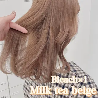 ロング 似合わせ💗骨格矯正 💗透明感カラー💗のヘアスタイル