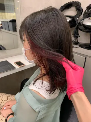 セミロング 【美容室が苦手な方 専問美容室】MIHOのヘアスタイル