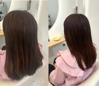 ミディアム 髪質改善カラー/韓国 /井上 拓也のヘアスタイル