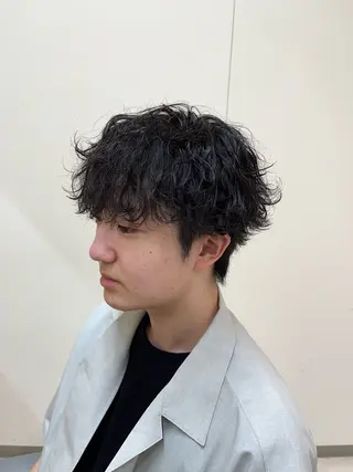 ショート パーマ メンズ AROH  men's cut&men's perm 船橋店所属・🧊メンズ特化🧊 高木航希のヘアスタイル