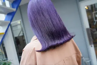 ミディアム カラー ヘアアレンジ lani 天神大名/ブリーチのヘアスタイル