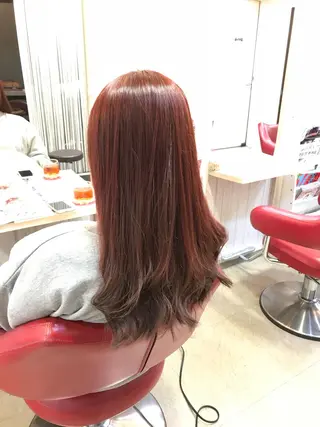 ロング カラー 渋谷宮益坂 omoのヘアスタイル