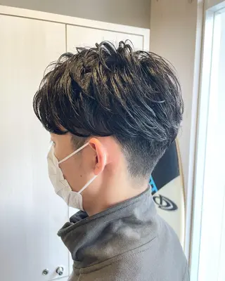 ショート パーマ メンズ サトウ コウキ  メンズのヘアスタイル