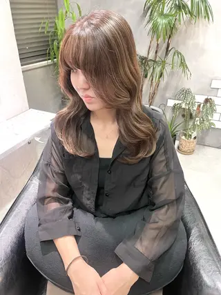 ロング カラー 韓国系/ダブルカラー /トグチリンカのヘアスタイル