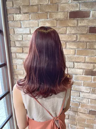 セミロング 🧡ミルクティー/ レイヤー🧡ショウナのヘアスタイル