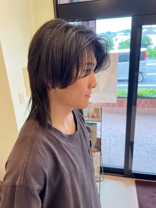 ショート メンズ 樋口智士/倉敷/中庄 /縮毛矯正/髪質改善のヘアスタイル