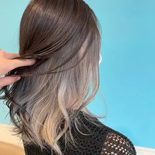 セミロング 日置 大智のヘアスタイル