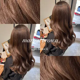 セミロング anB ハルカのヘアスタイル