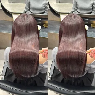 ロング 新宿No.1艶髪矯正 美艶カラー/FUKAのヘアスタイル