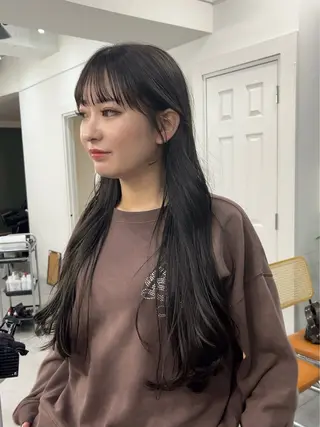 ロング カラー レイヤーボブ/ 艶カラー/サナ🌼のヘアスタイル