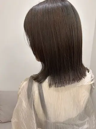 ロング 💛🤍U too e’s 鎌倉🧸のヘアスタイル
