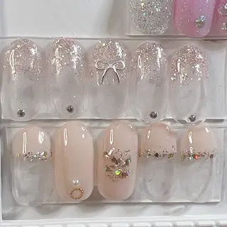 ネイル キャンアイドレッシー六本木店所属・MIKA／耳ツボ ／マグネットネイルのネイルデザイン