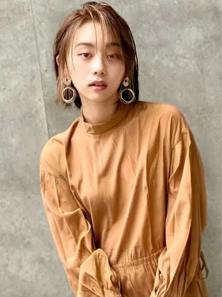 ミディアム 🫧岡野/透明感🍃 /髪質改善🫧のヘアスタイル