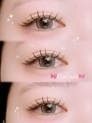 マツエク・マツパ Ren♡梅田┋束感 マツエク┋パリエクのマツエク・マツパデザイン