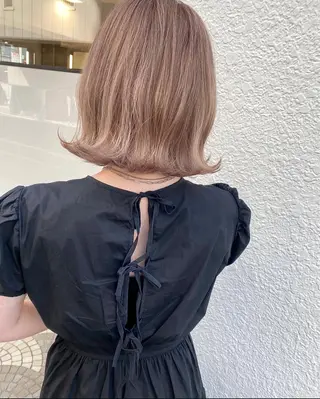 ショート カラー 🖤顔まわり 盛れヘア⟡アズサ🖤のヘアスタイル