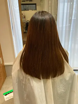 ロング 折本 沙織のヘアスタイル