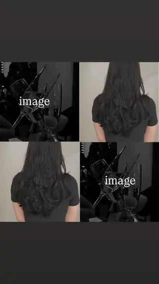 ロング 艶感カラー/ senri.のヘアスタイル