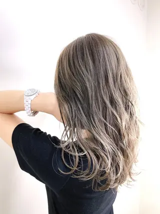 セミロング カラー AI 高田馬場店のヘアスタイル