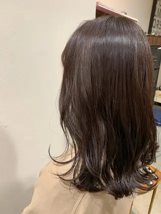 セミロング カラー ヘアアレンジ 山崎 澪 レイヤーカット/大宮のヘアスタイル