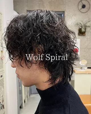 パーマ メンズ 【メンズパーマ】 SiLO 三宅のヘアスタイル