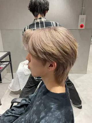 メンズ 曲がる縮毛/カルマパ ーマ/池袋/横村大全のヘアスタイル