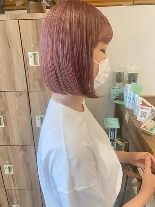 ショート カラー パーマ指名No1 /namiのヘアスタイル