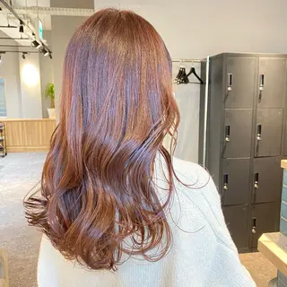 セミロング 地毛風縮毛矯正/ コウノリナのヘアスタイル