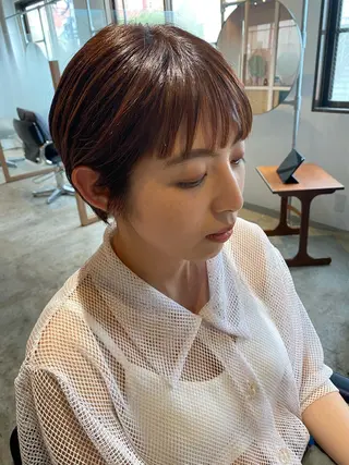 ショート カラー Hayashi Shioriのヘアスタイル