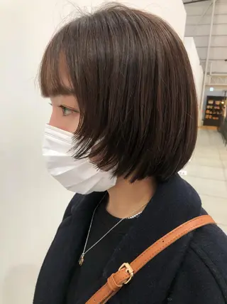 ショート カラー 森安 華楠のヘアスタイル