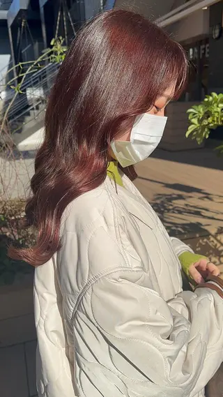 ロング かえ🩶韓国ボブ🎀 透明感カラー🥣のヘアスタイル