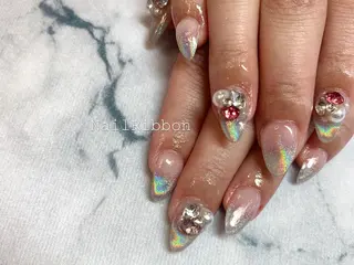 ネイル ネイルリボン 伊藤のネイルデザイン