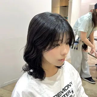 ミディアム 透明感カラー🫧/ アレンジ/ayanoのヘアスタイル