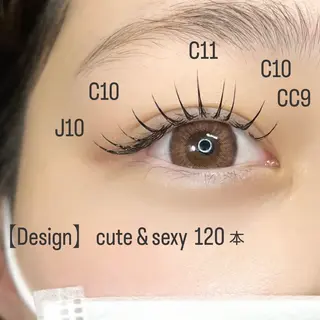 マツエク・マツパ by fleur Chiyomiのマツエク・マツパデザイン