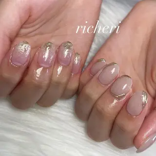 ミディアム ネイル richeri beautyのネイルデザイン