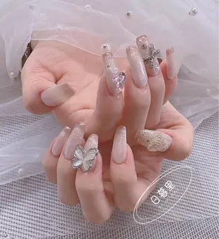 ネイル ラベンダー💖日暮里 ルル💖ネイルのネイルデザイン