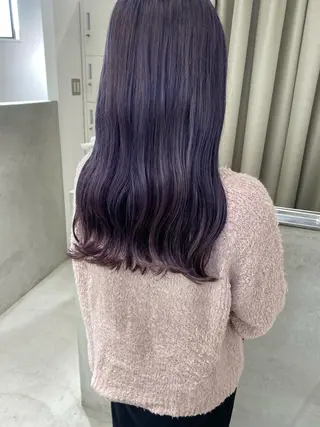 カラー kumon ayu ブリーチ/ハイトーンのヘアスタイル