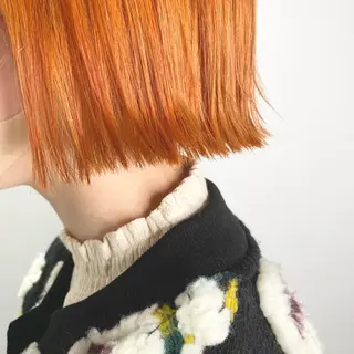 ショート カラー ACT/表参道店所属・暖色カラー🍊 せきゆうかのヘアスタイル