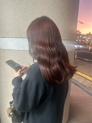 セミロング 透明感カラー/暖色 木村 実来のヘアスタイル