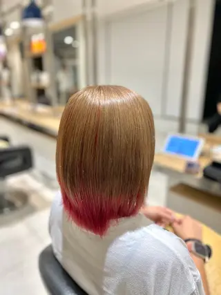 セミロング 松尾 彩美華のヘアスタイル