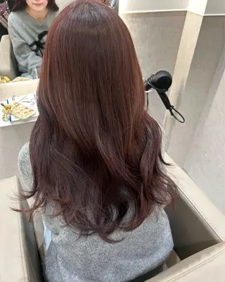 ロング カラー 韓国ヘア nanahaのヘアスタイル