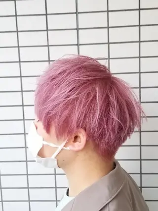 メンズ カラー La fith hair 池袋店所属・🔴赤み消し/ 艶カラー落合　優🔴のヘアスタイル