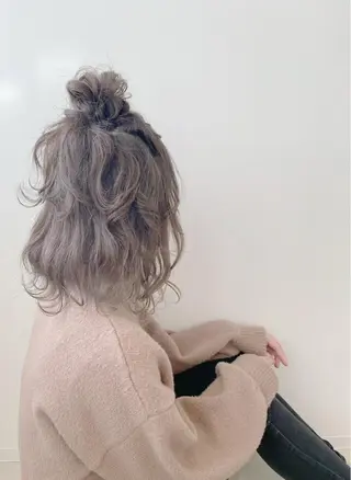 ミディアム ヘアアレンジ GRANLUSSO 〜グランルッソ駅前店所属・木口 嘉美のヘアスタイル