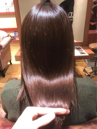 ロング カラー パーマ ヘアアレンジ メンズ キッズ ネイル マツエク・マツパ アティリー 西梅田のヘアスタイル