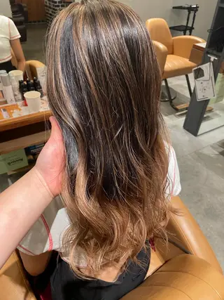 ロング カラー hair studio Peace所属・浅野 真惟のマツエク・マツパデザイン